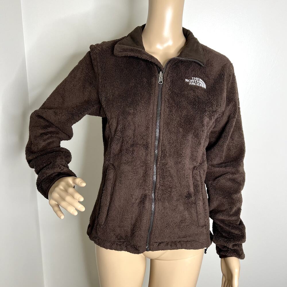 North Face Brown Fleece Full Zip Jacket